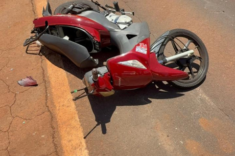 PRF atende colisão grave entre caminhão e motocicleta na BR-369