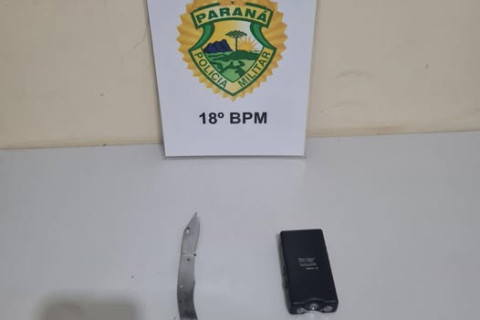DESOBEDIÊNCIA AMEAÇA  PORTE ILEGAL DE ARMA BRANCA