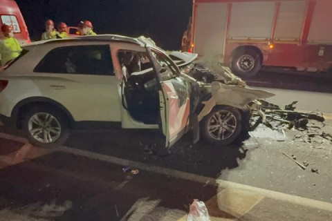 Morador de Cornélio Procópio fica gravemente ferido após colidir na traseira de caminhão na PR-855, em Bandeirantes